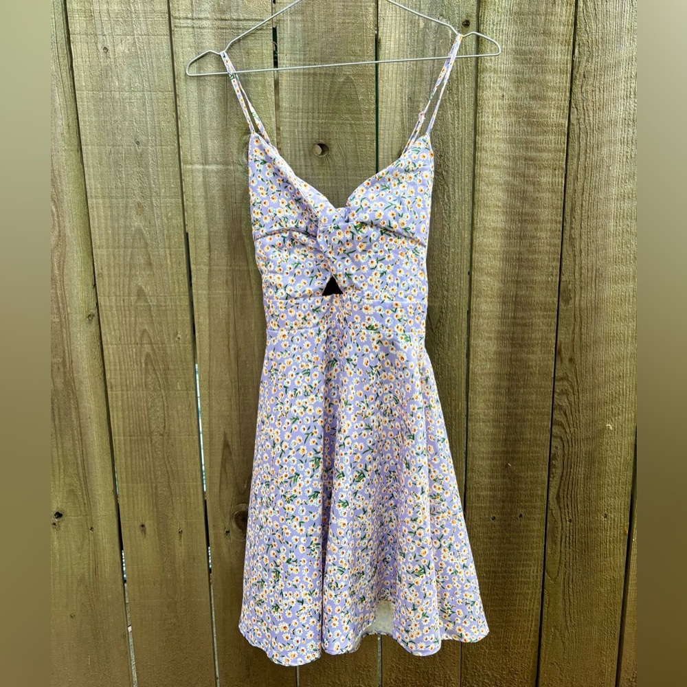 Floral Sundress with Cutout